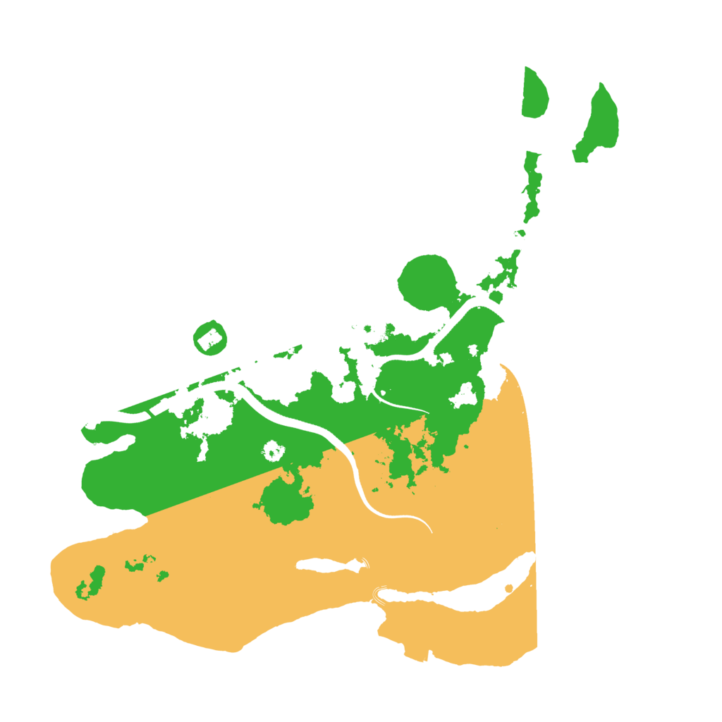 Biome Rust Map: Procedural Map, Size: 3500, Seed: 1591168964