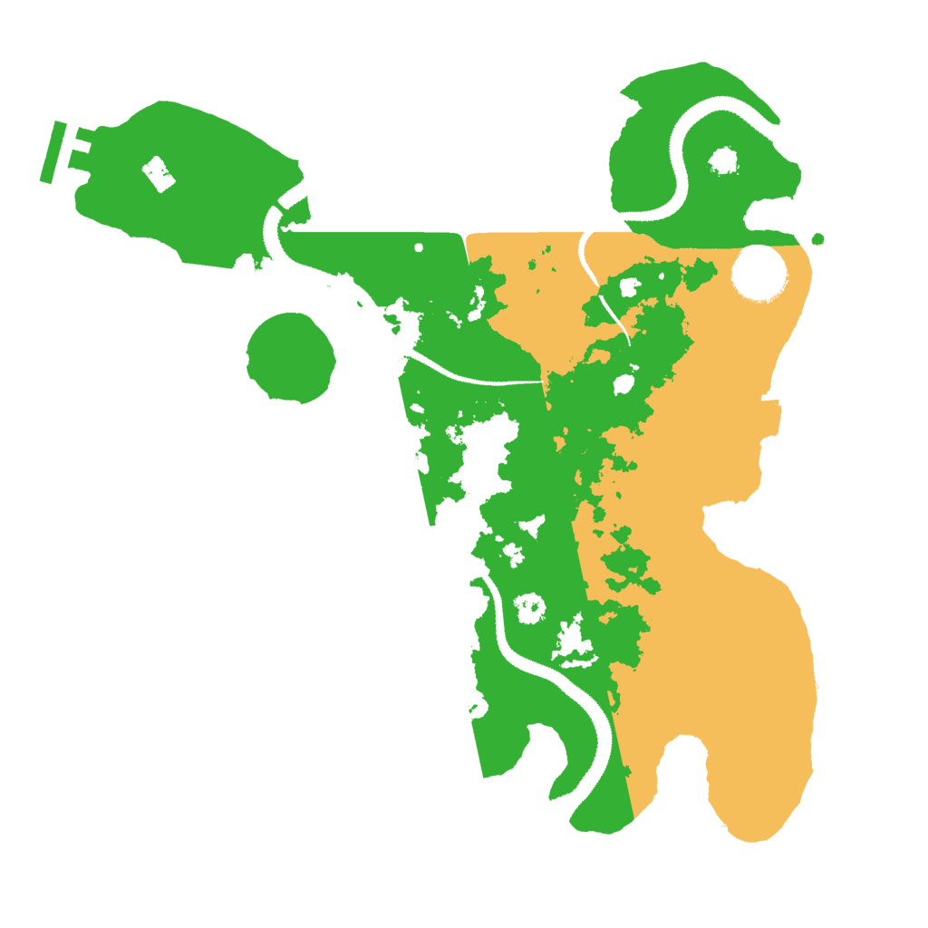 Biome Rust Map: Procedural Map, Size: 3000, Seed: 1544954