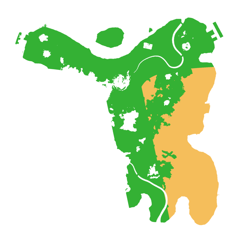 Biome Rust Map: Procedural Map, Size: 3000, Seed: 1544954