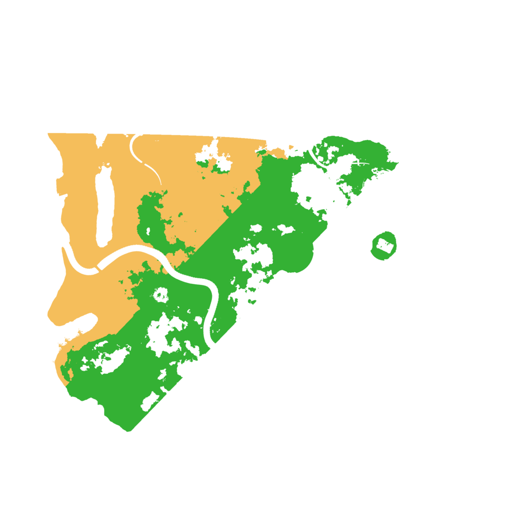 Biome Rust Map: Procedural Map, Size: 3500, Seed: 834540722