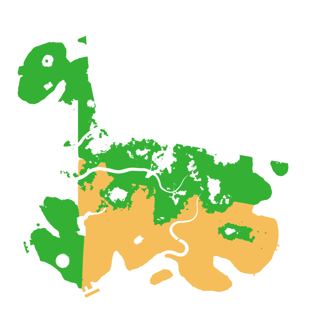 Biome Rust Map: Procedural Map, Size: 4000, Seed: 439560896