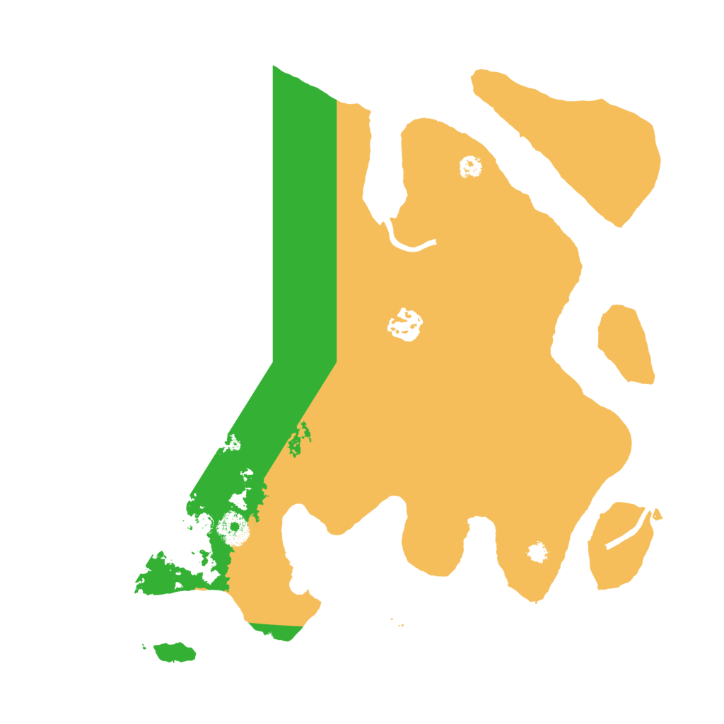 Biome Rust Map: Procedural Map, Size: 3300, Seed: 21