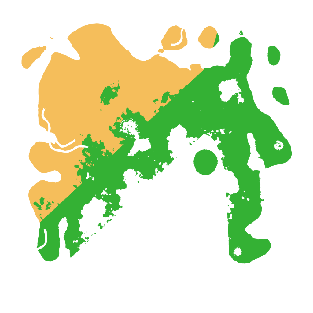 Biome Rust Map: Procedural Map, Size: 3500, Seed: 4564564