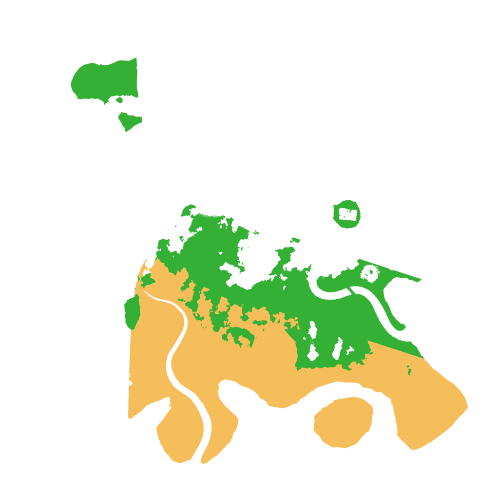 Biome Rust Map: Procedural Map, Size: 3000, Seed: 71437