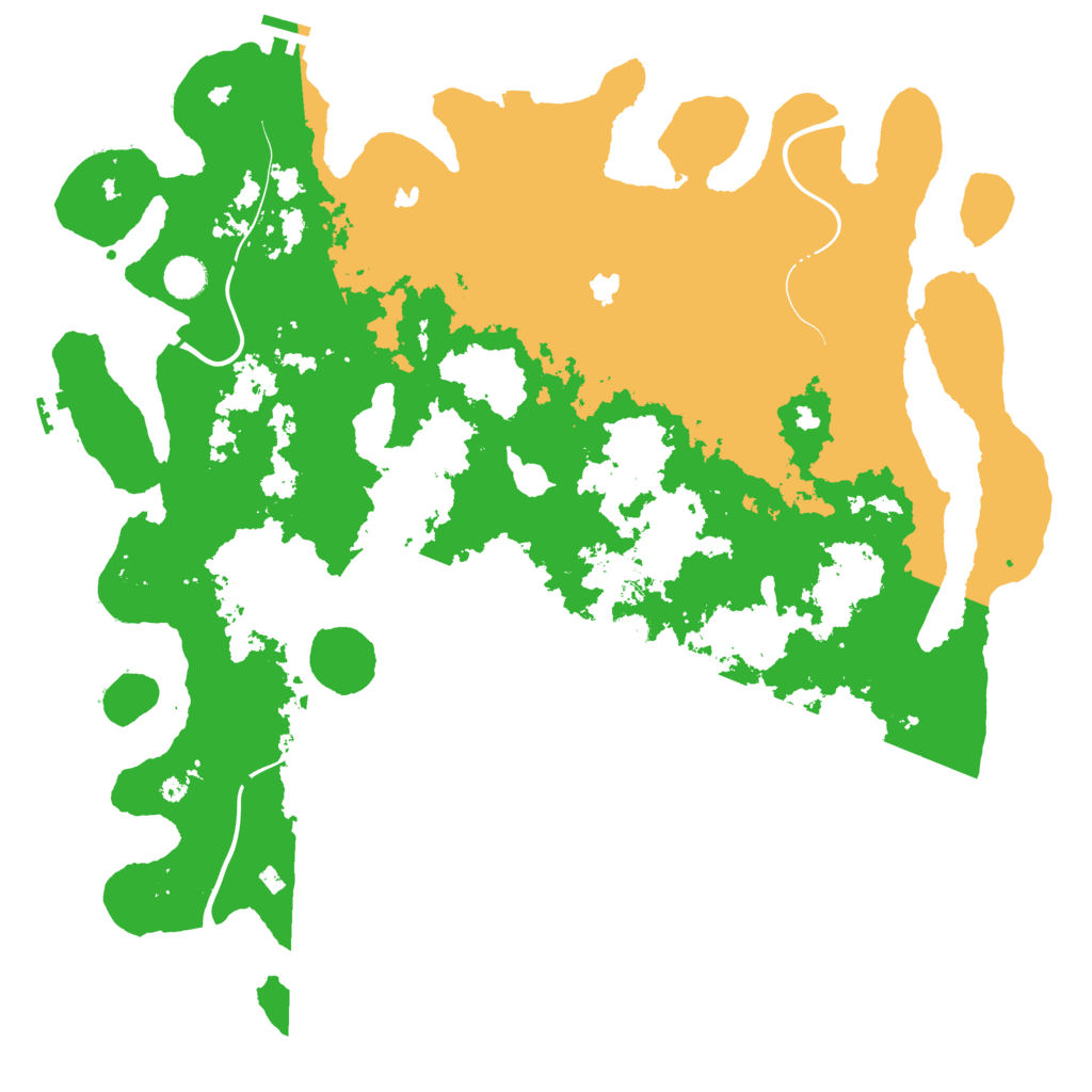 Biome Rust Map: Procedural Map, Size: 4500, Seed: 751185