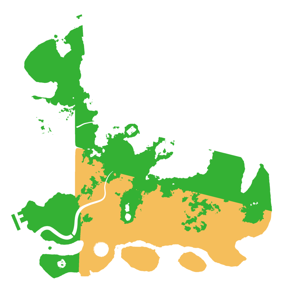 Biome Rust Map: Procedural Map, Size: 3600, Seed: 1536932488