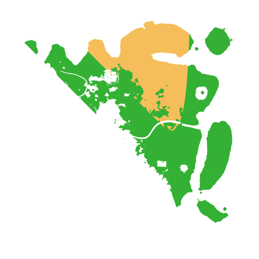 Biome Rust Map: Procedural Map, Size: 3000, Seed: 62735181