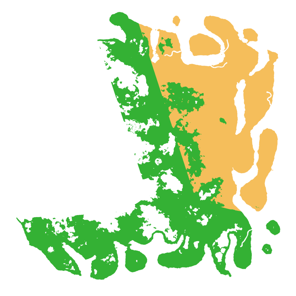 Biome Rust Map: Procedural Map, Size: 4500, Seed: 3877622