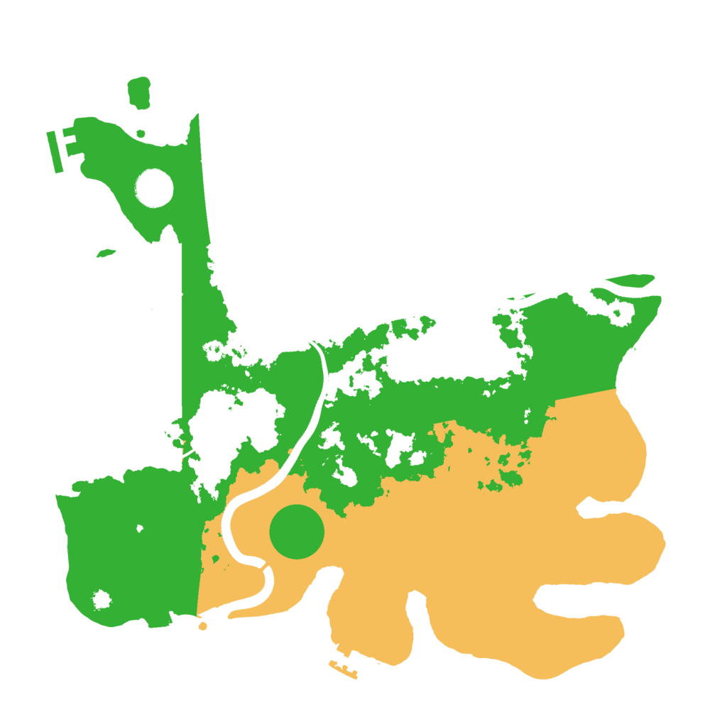 Biome Rust Map: Procedural Map, Size: 3505, Seed: 1752
