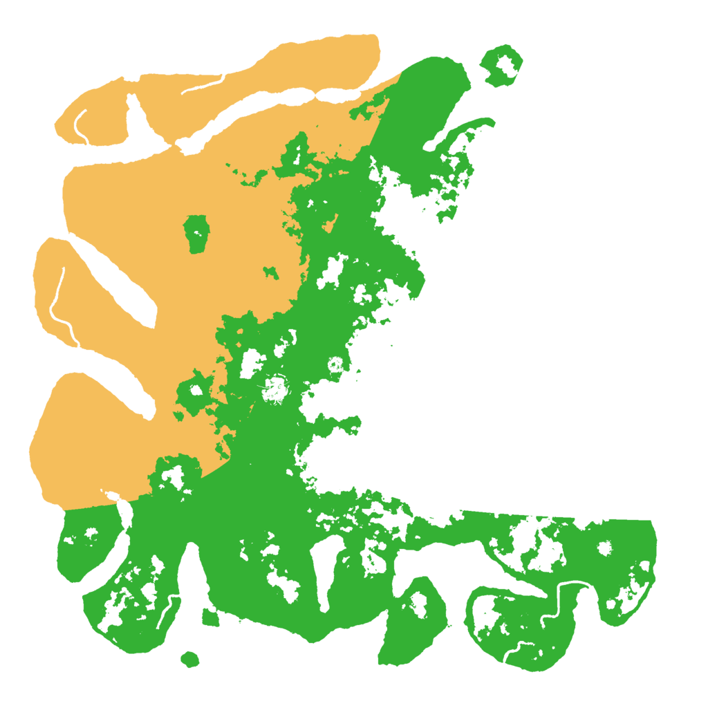 Biome Rust Map: Procedural Map, Size: 4500, Seed: 52108