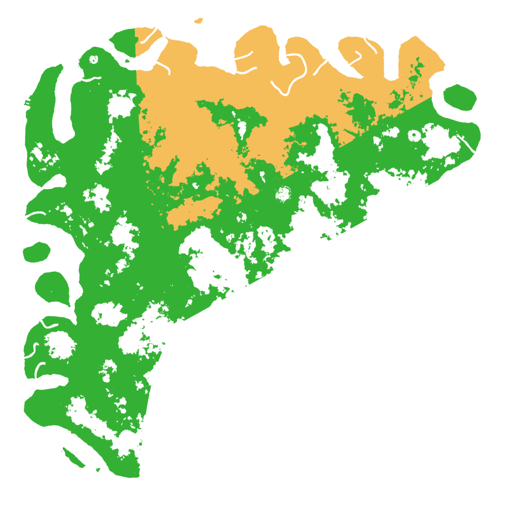 Biome Rust Map: Procedural Map, Size: 6000, Seed: 455438