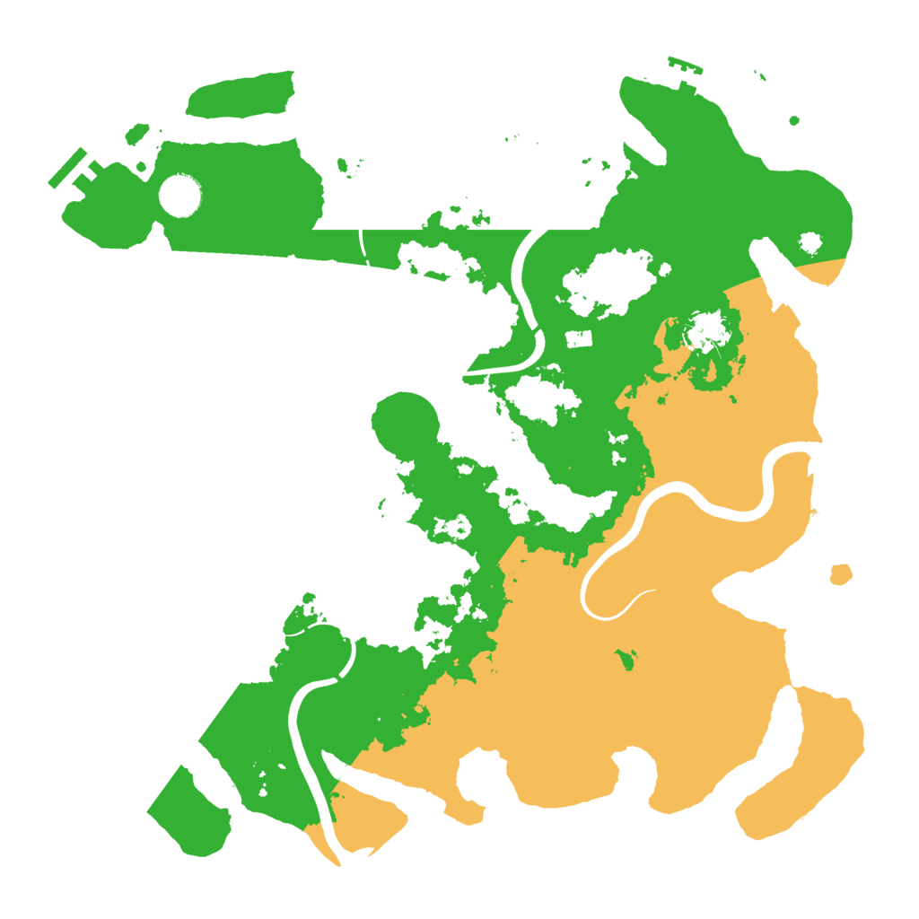 Biome Rust Map: Procedural Map, Size: 3800, Seed: 271358745