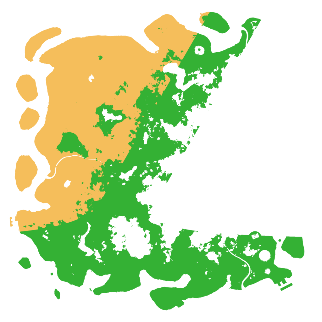 Biome Rust Map: Procedural Map, Size: 5000, Seed: 786354