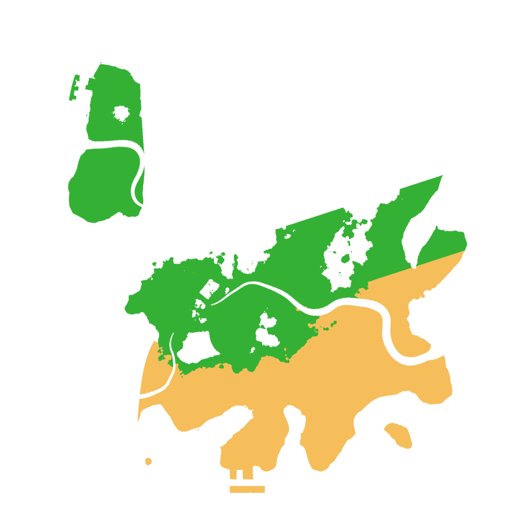 Biome Rust Map: Procedural Map, Size: 3000, Seed: 3367