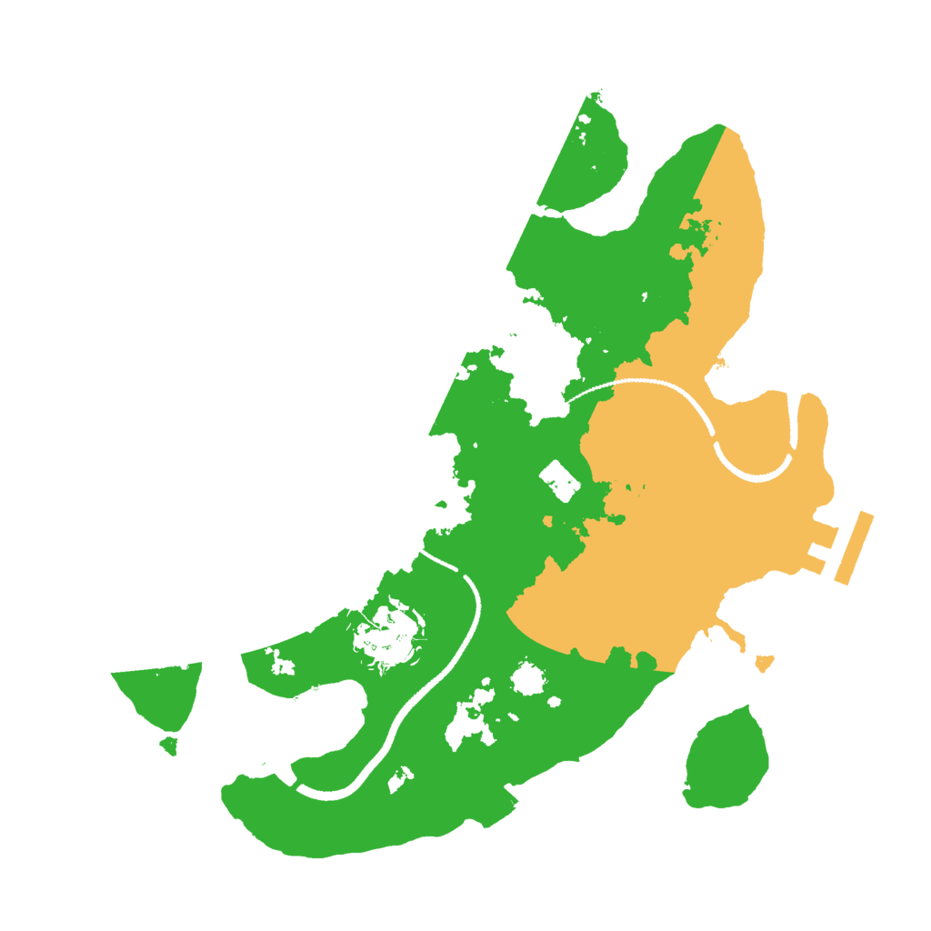 Biome Rust Map: Procedural Map, Size: 2517, Seed: 4654