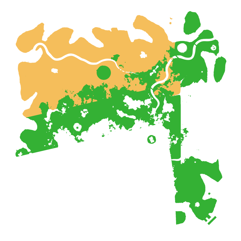 Biome Rust Map: Procedural Map, Size: 4500, Seed: 231170