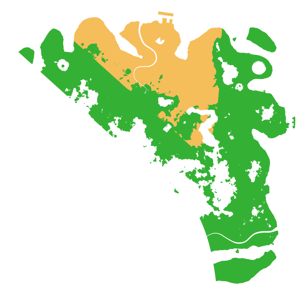 Biome Rust Map: Procedural Map, Size: 4000, Seed: 4291