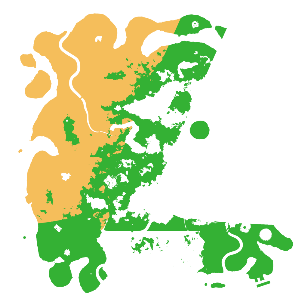 Biome Rust Map: Procedural Map, Size: 4500, Seed: 123873123