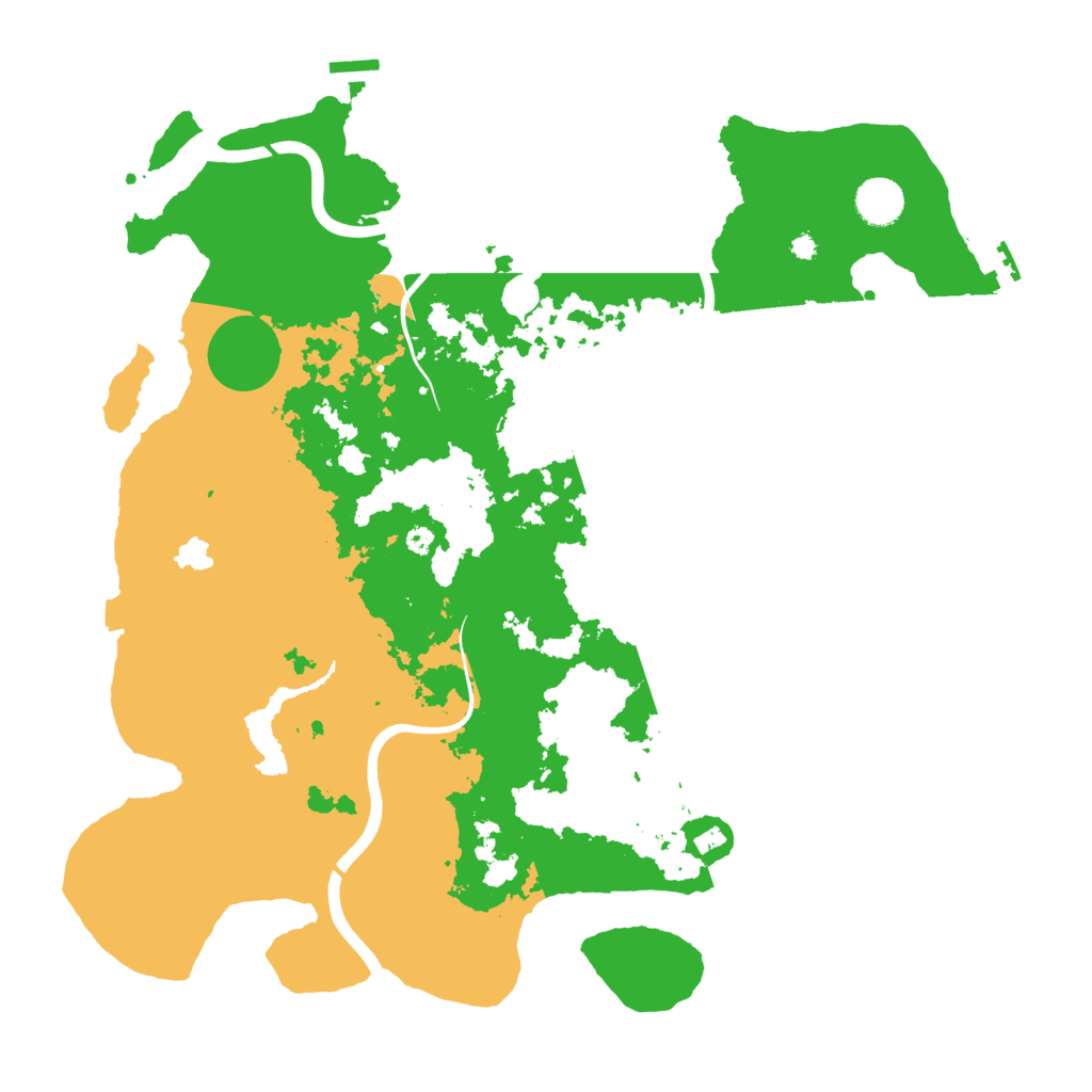 Biome Rust Map: Procedural Map, Size: 4000, Seed: 25137