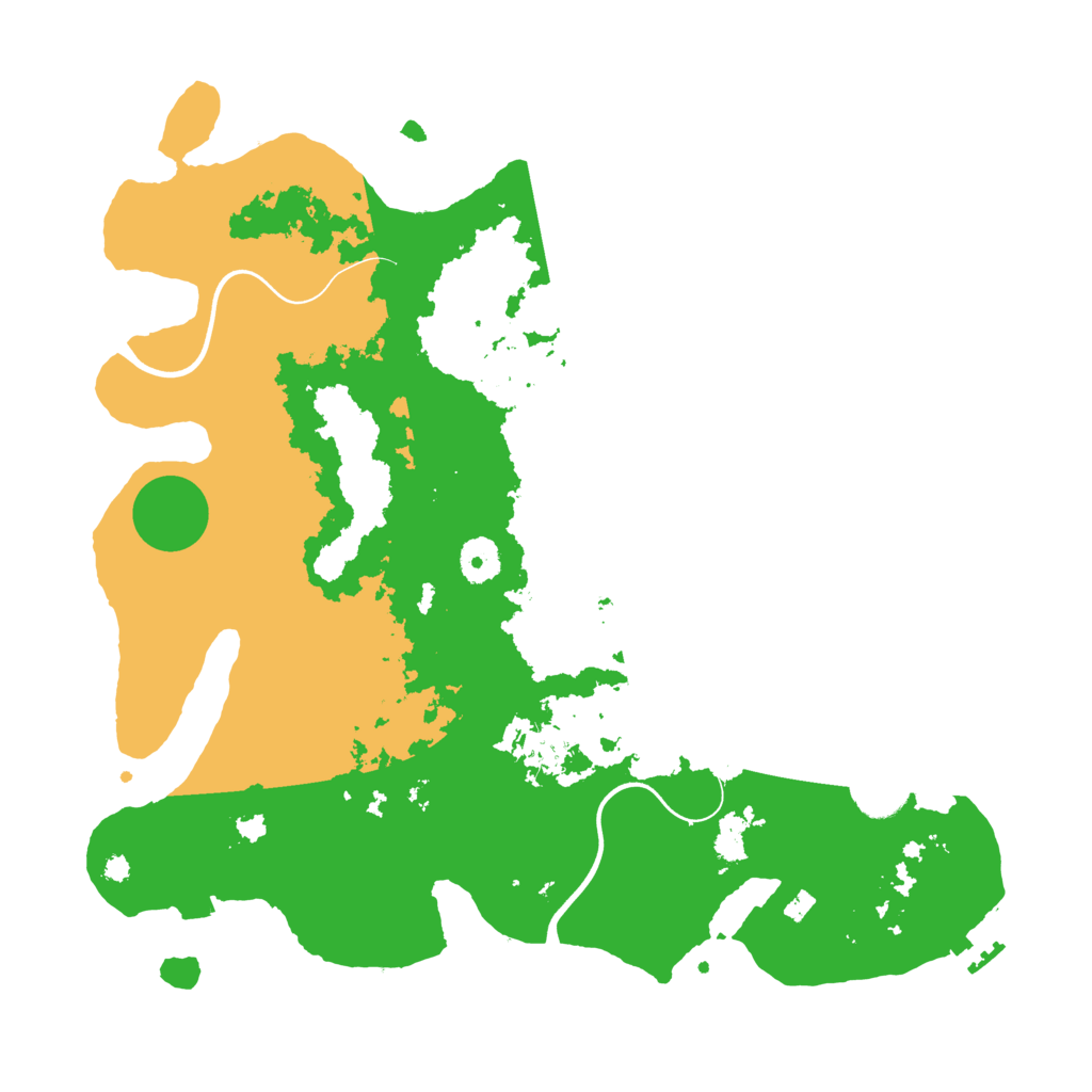 Biome Rust Map: Procedural Map, Size: 3800, Seed: 304846409