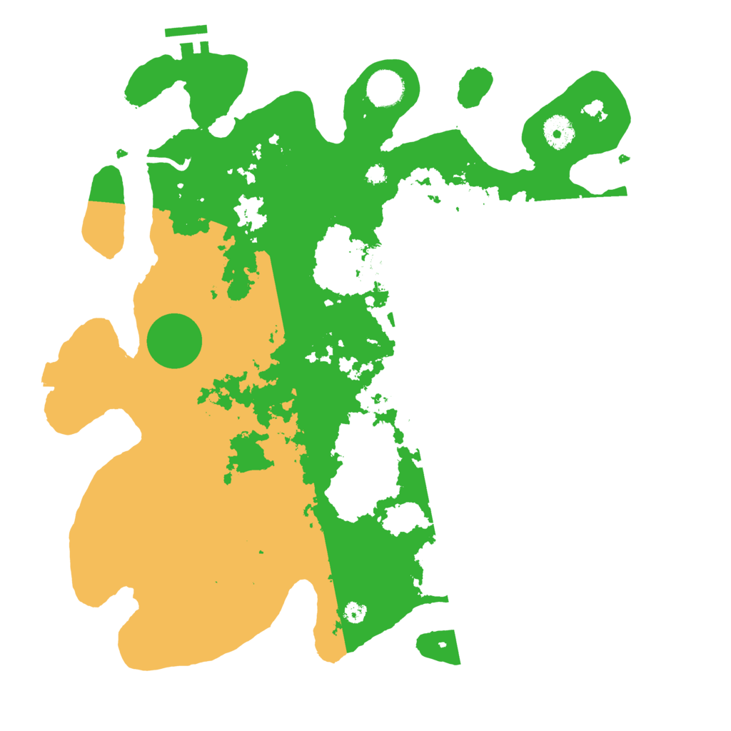 Biome Rust Map: Procedural Map, Size: 3500, Seed: 3022