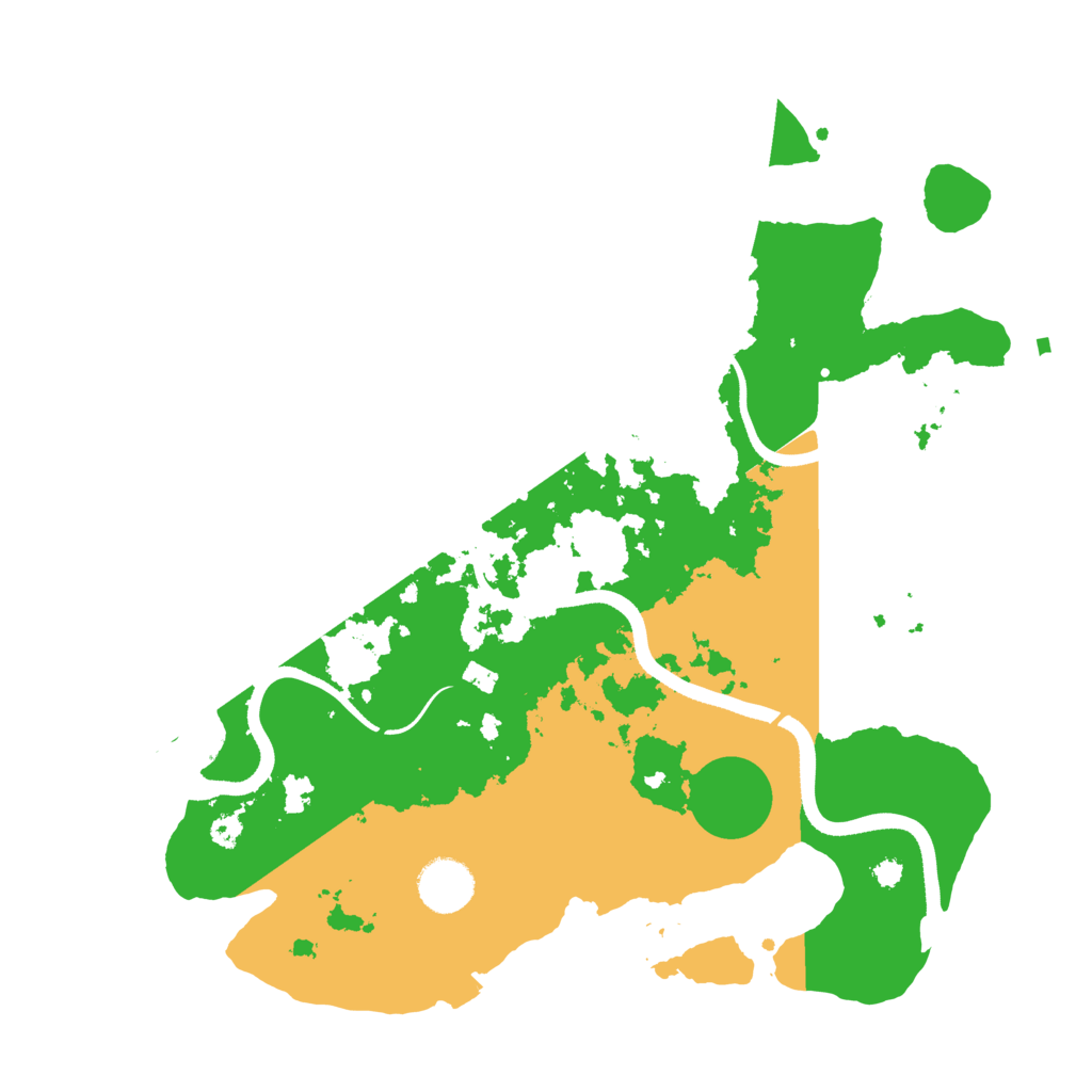 Biome Rust Map: Procedural Map, Size: 3500, Seed: 50819