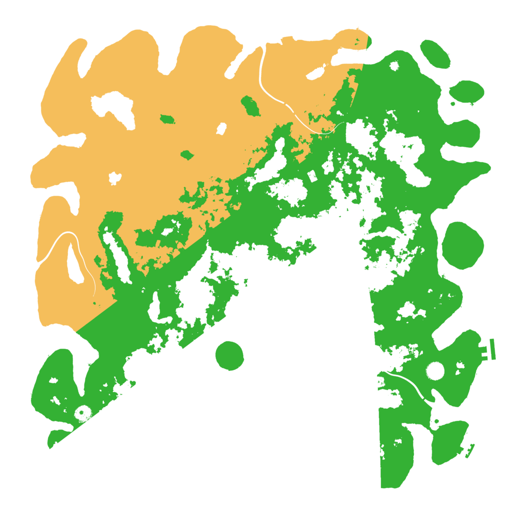 Biome Rust Map: Procedural Map, Size: 5000, Seed: 2005322491