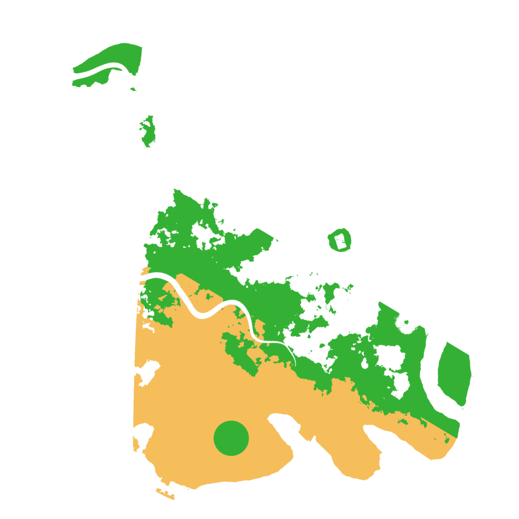 Biome Rust Map: Procedural Map, Size: 3900, Seed: 76545