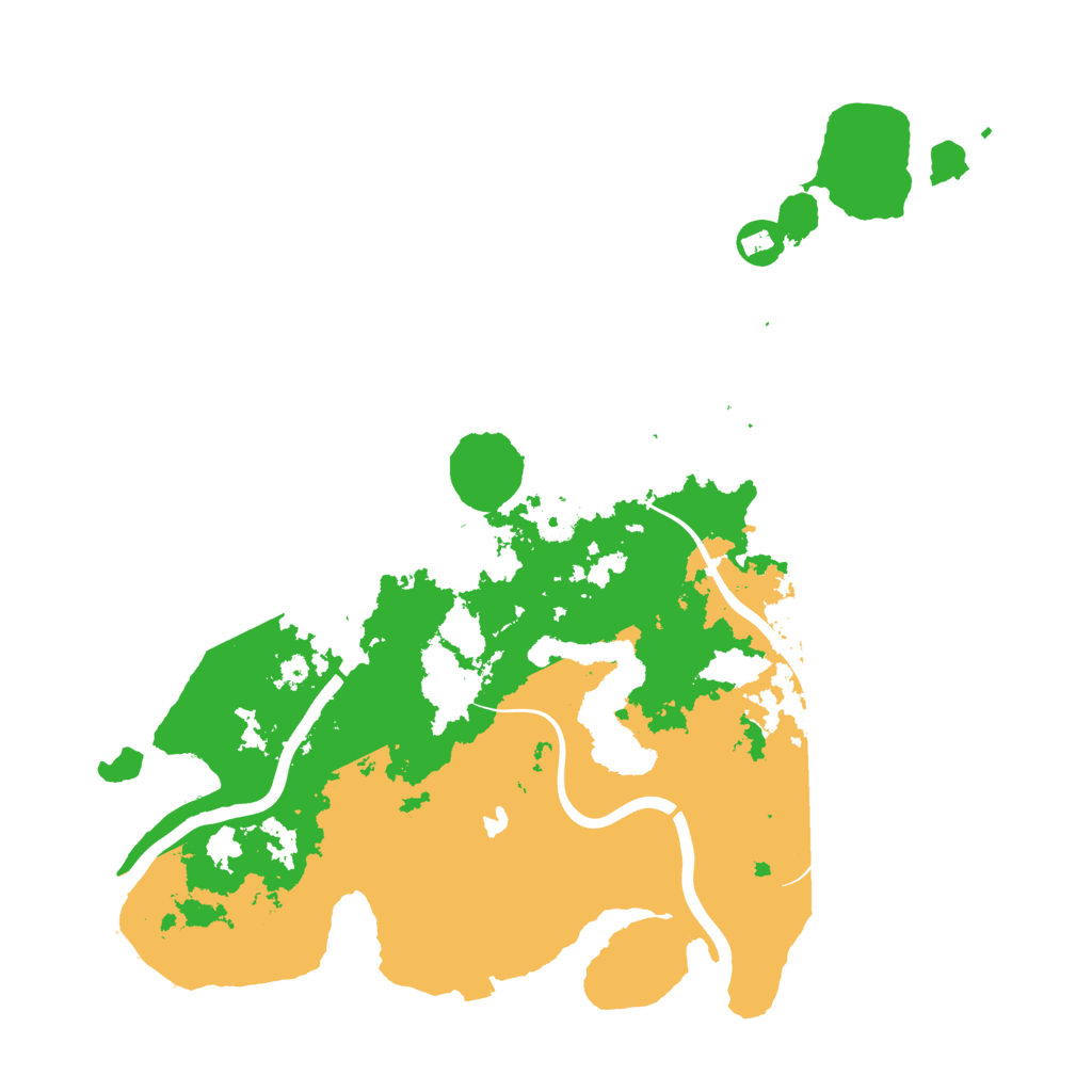Biome Rust Map: Procedural Map, Size: 4000, Seed: 47085
