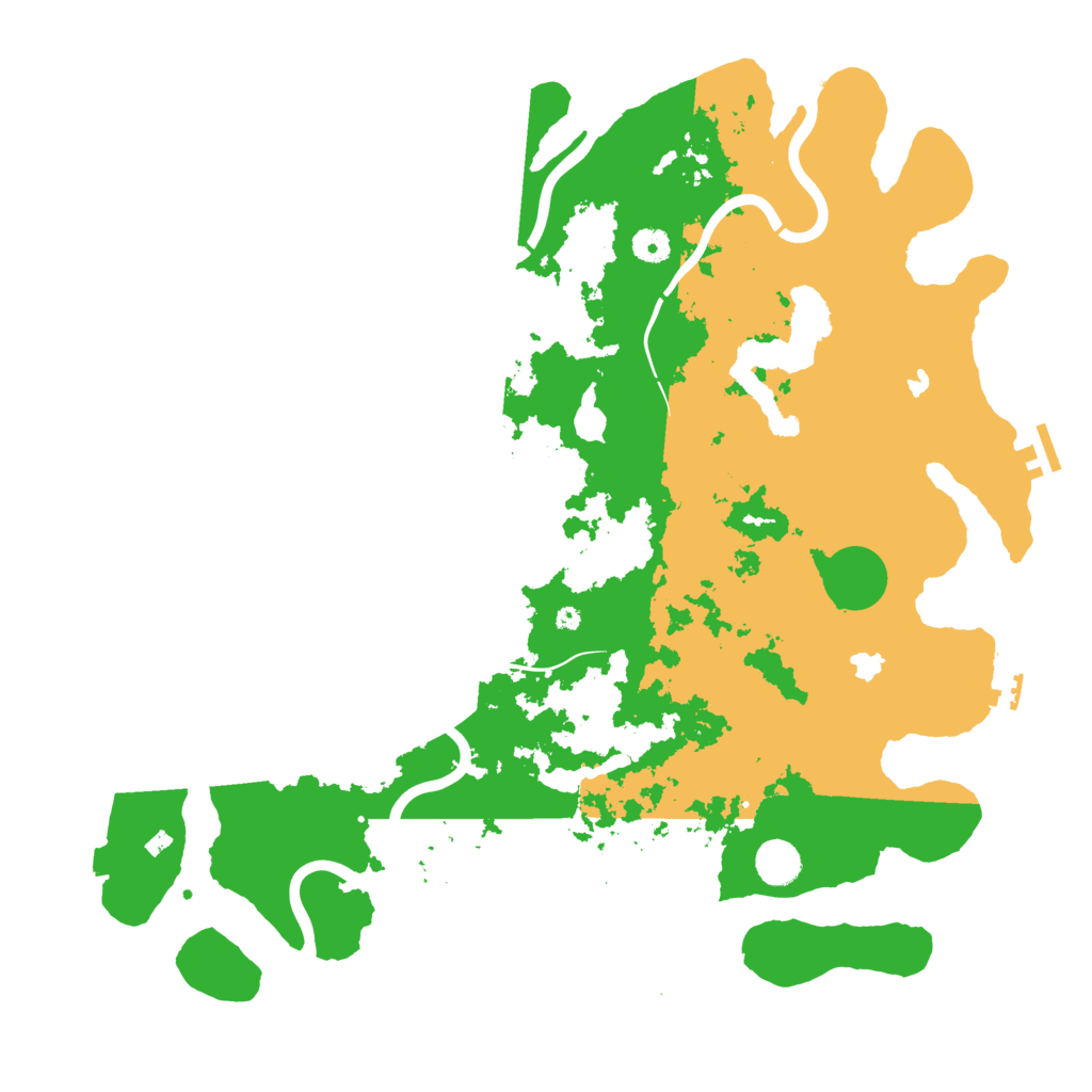 Biome Rust Map: Procedural Map, Size: 4500, Seed: 1522896010