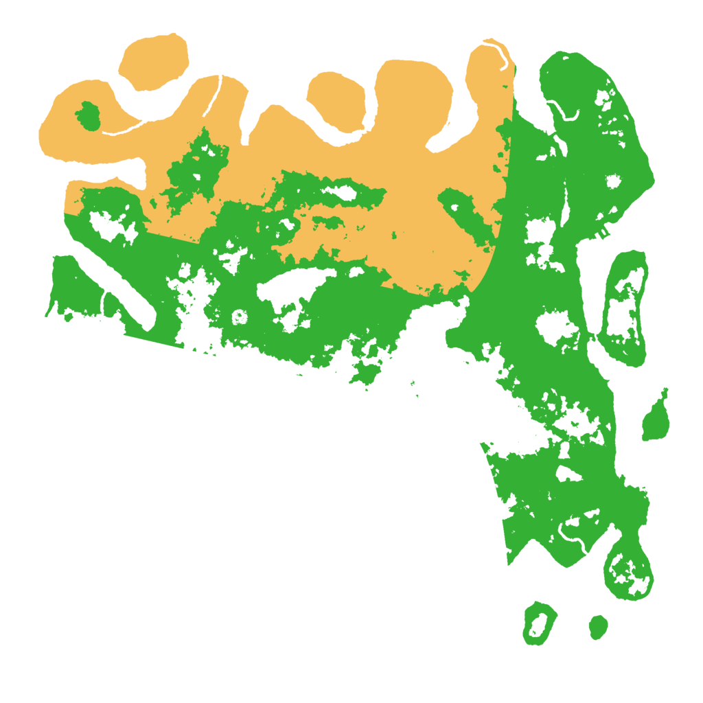 Biome Rust Map: Procedural Map, Size: 4500, Seed: 1491325864