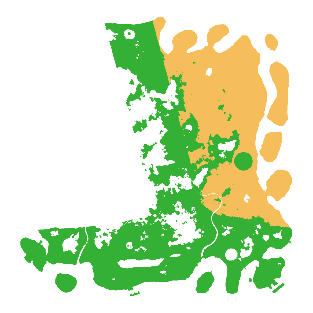 Biome Rust Map: Procedural Map, Size: 4500, Seed: 1815939547