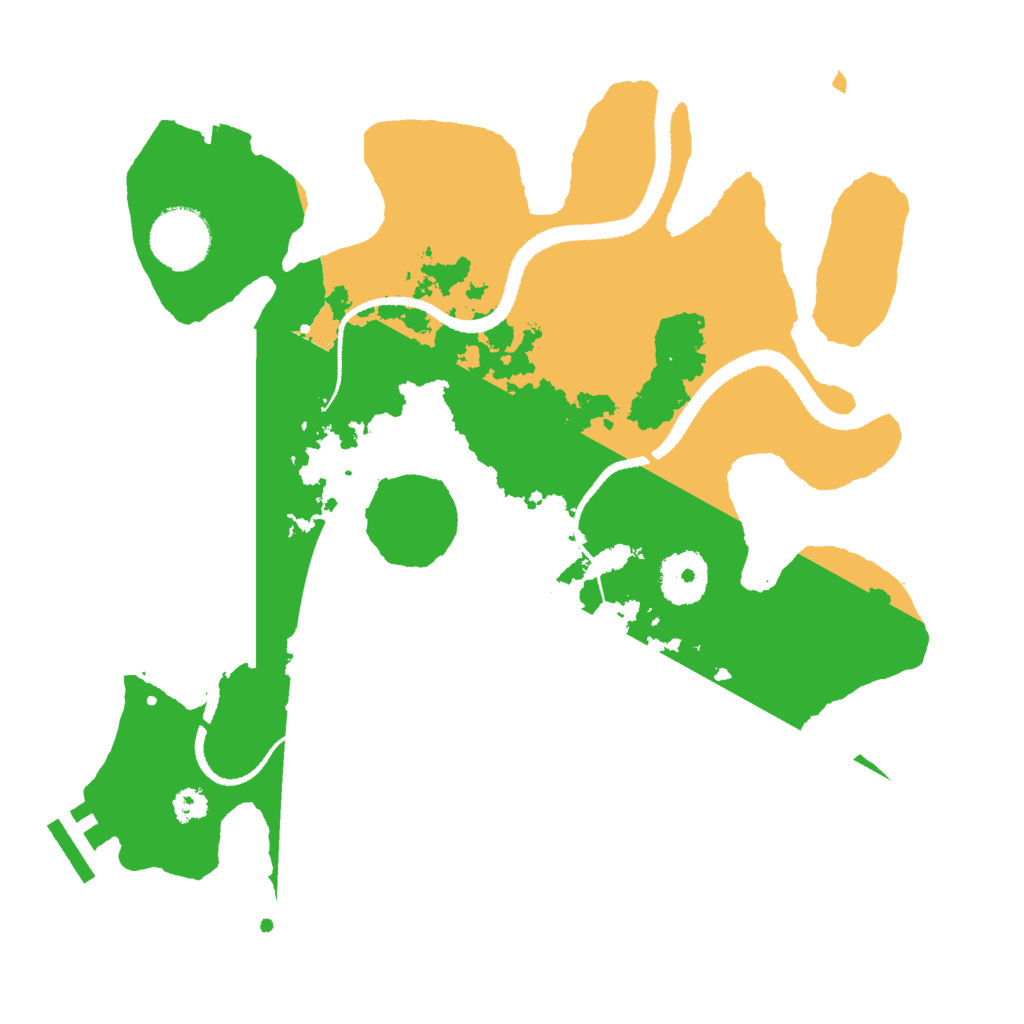 Biome Rust Map: Procedural Map, Size: 3000, Seed: 1025309594