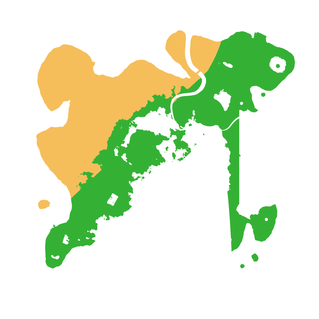 Biome Rust Map: Procedural Map, Size: 3000, Seed: 1789745210