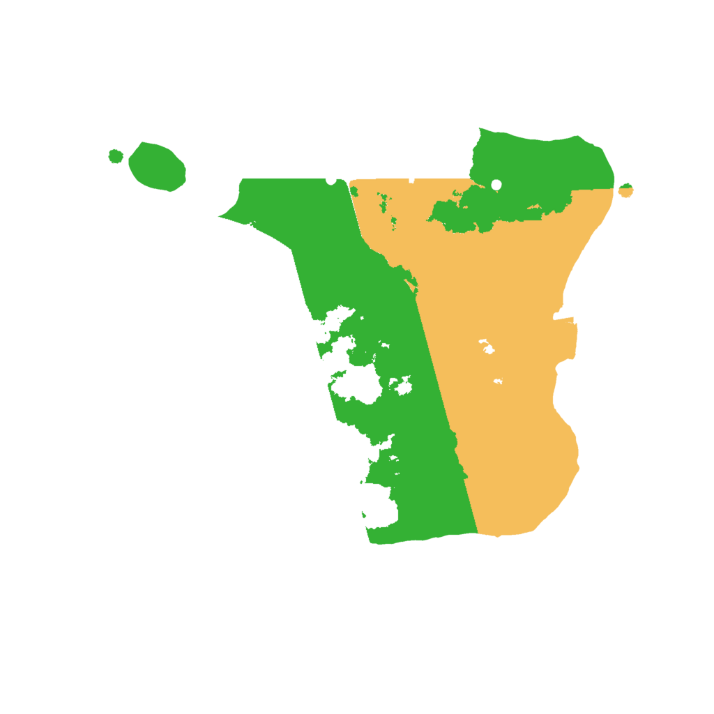 Biome Rust Map: Procedural Map, Size: 2000, Seed: 50050