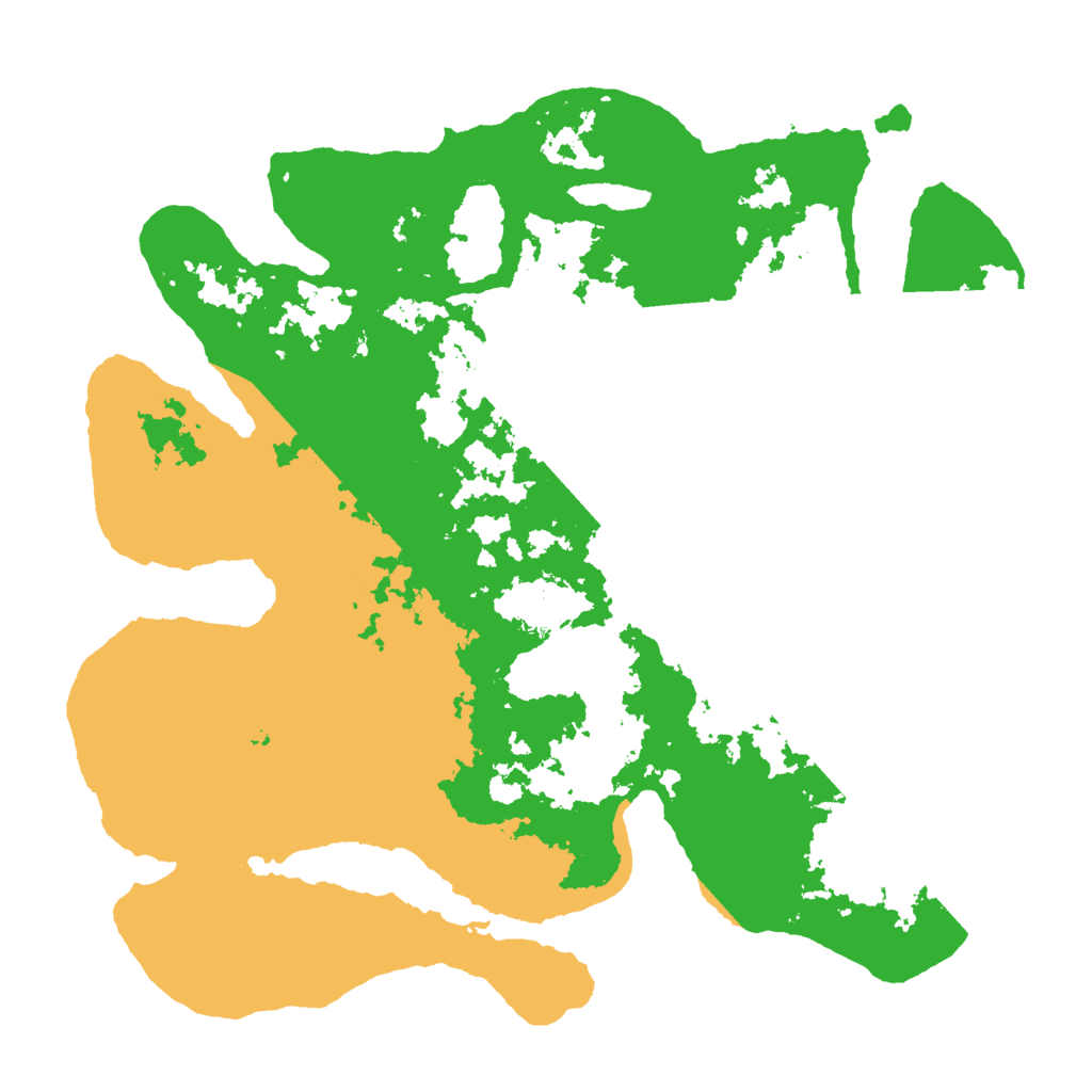 Biome Rust Map: Barren, Size: 3500, Seed: 313