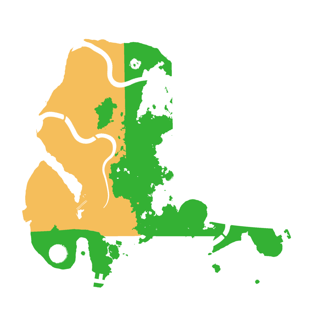 Biome Rust Map: Procedural Map, Size: 3000, Seed: 12313