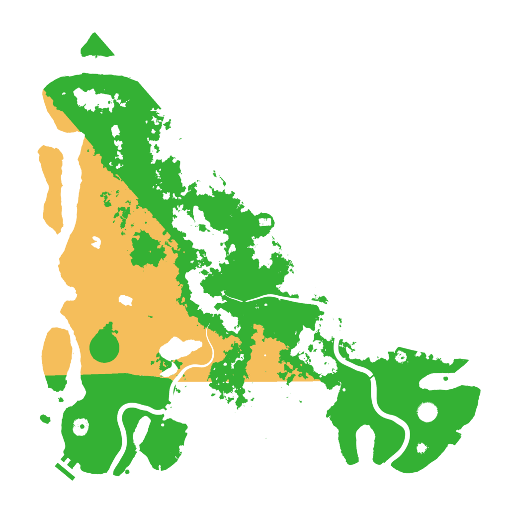 Biome Rust Map: Procedural Map, Size: 4500, Seed: 5653345
