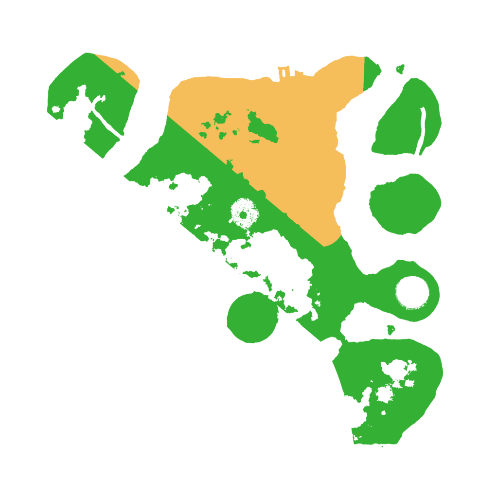 Biome Rust Map: Procedural Map, Size: 2666, Seed: 60