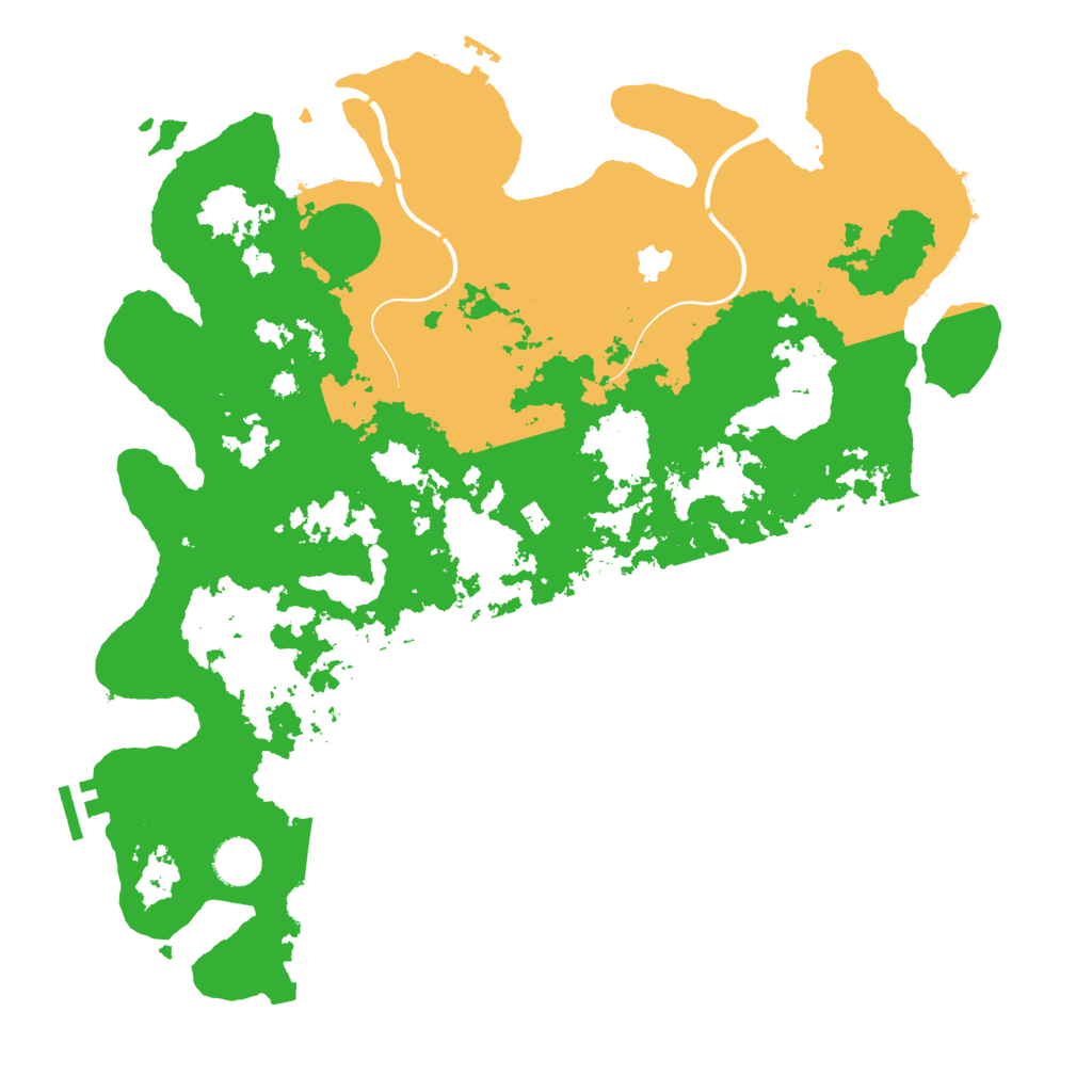 Biome Rust Map: Procedural Map, Size: 4000, Seed: 35653