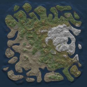 Thumbnail Rust Map: Procedural Map, Size: 5800, Seed: 1337, 16 Monuments