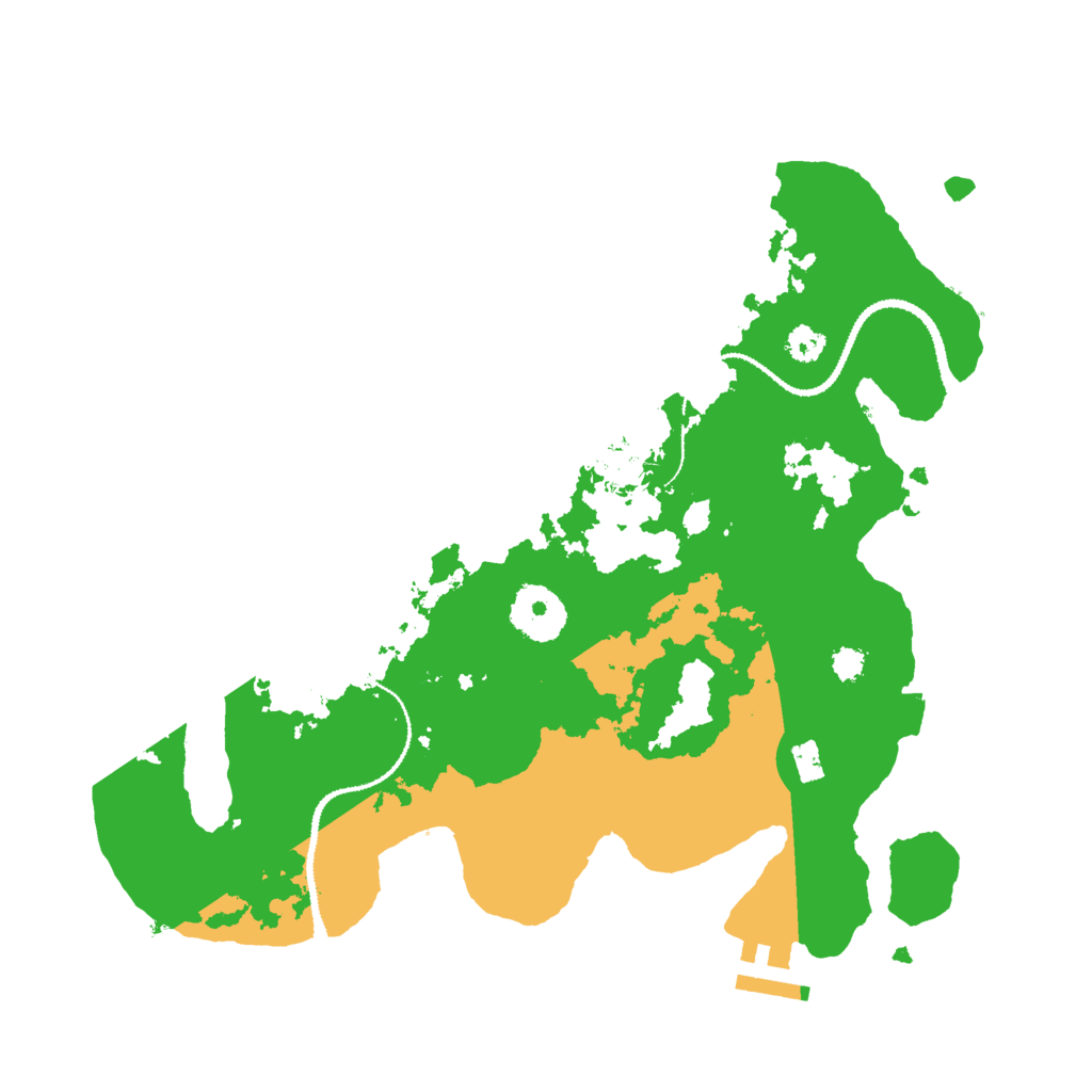 Biome Rust Map: Procedural Map, Size: 2993, Seed: 3990