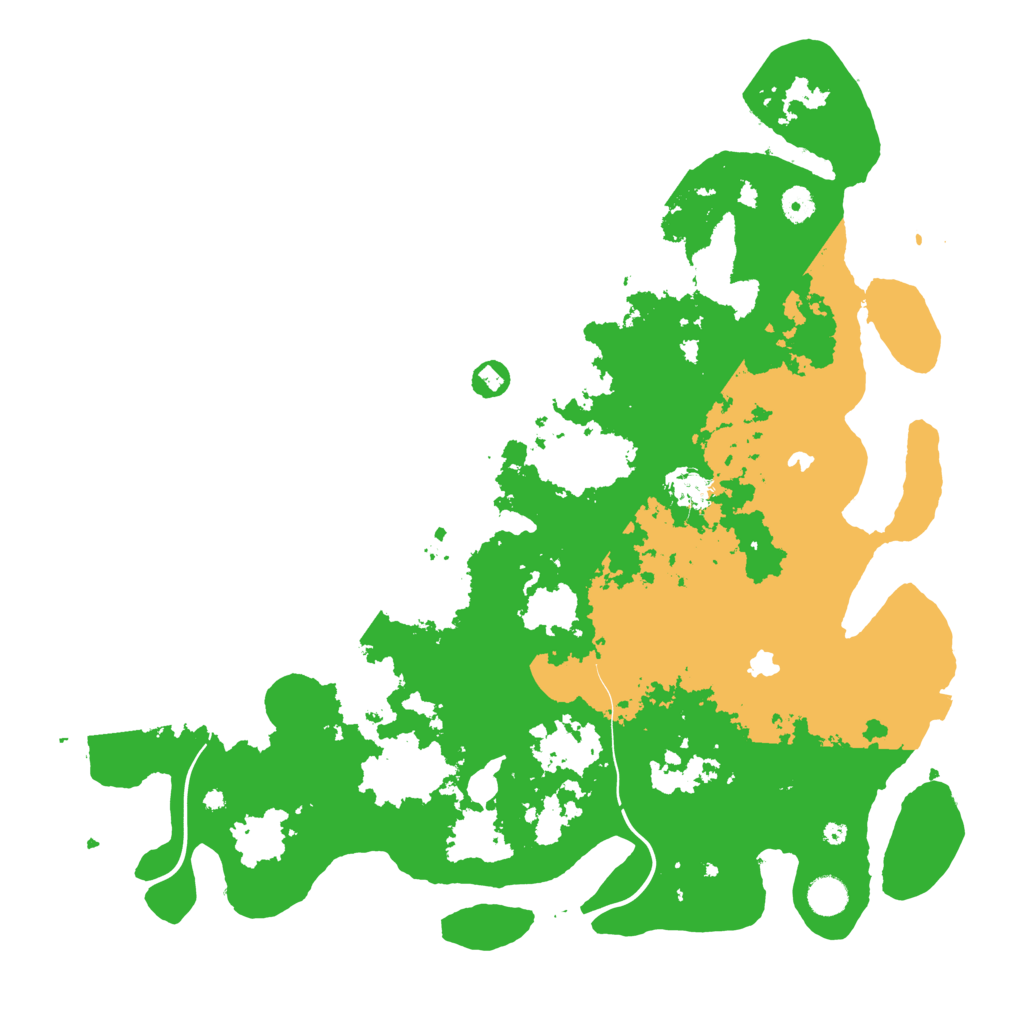 Biome Rust Map: Procedural Map, Size: 4500, Seed: 43323