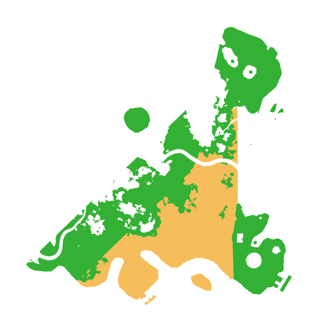 Biome Rust Map: Procedural Map, Size: 3600, Seed: 602398