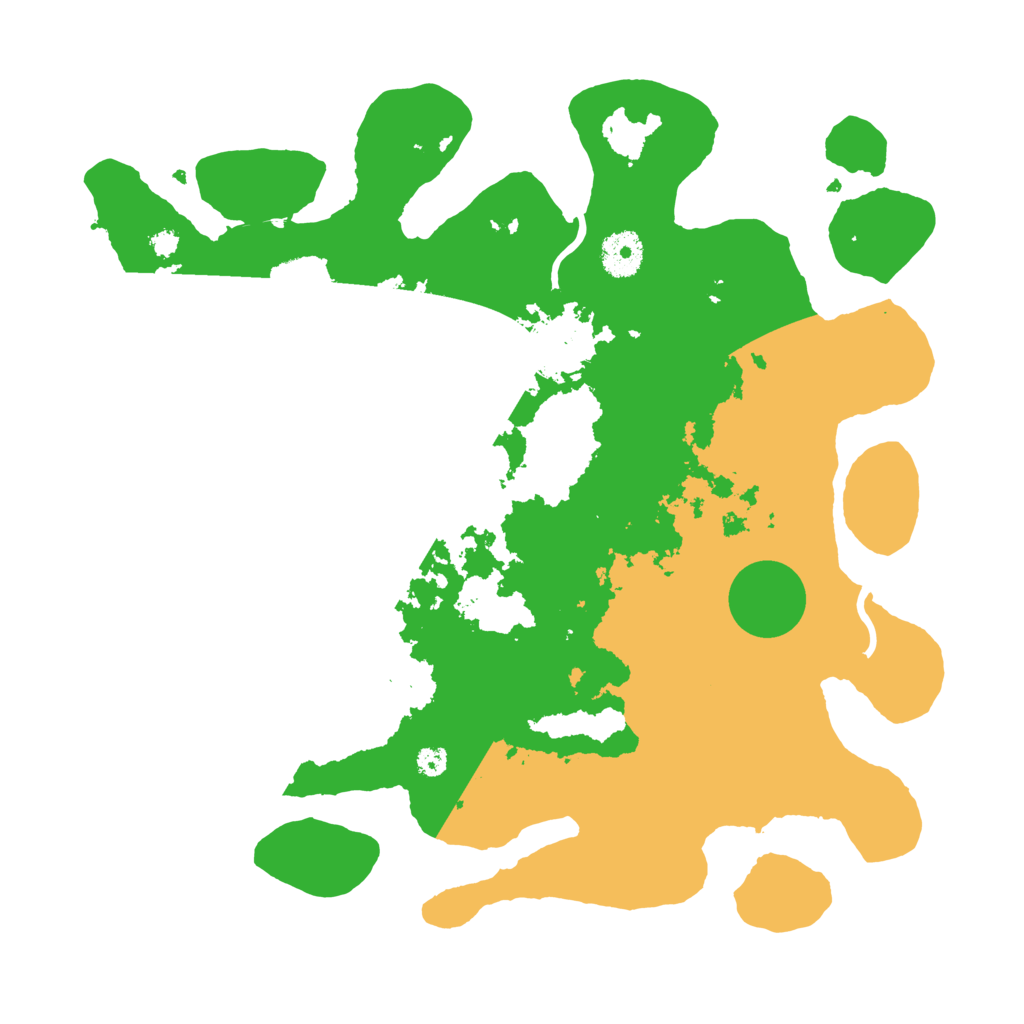 Biome Rust Map: Procedural Map, Size: 3500, Seed: 1072172443