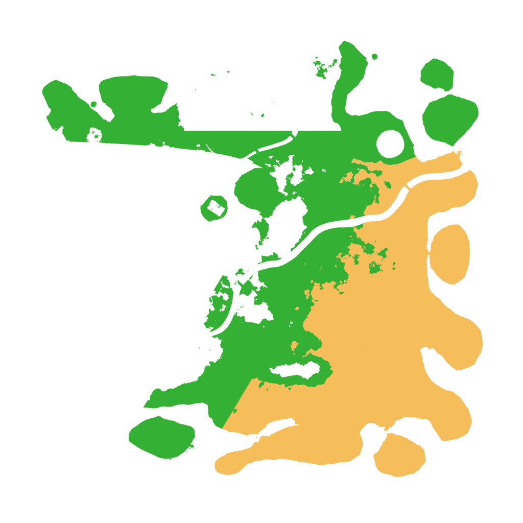 Biome Rust Map: Procedural Map, Size: 3500, Seed: 1072172443