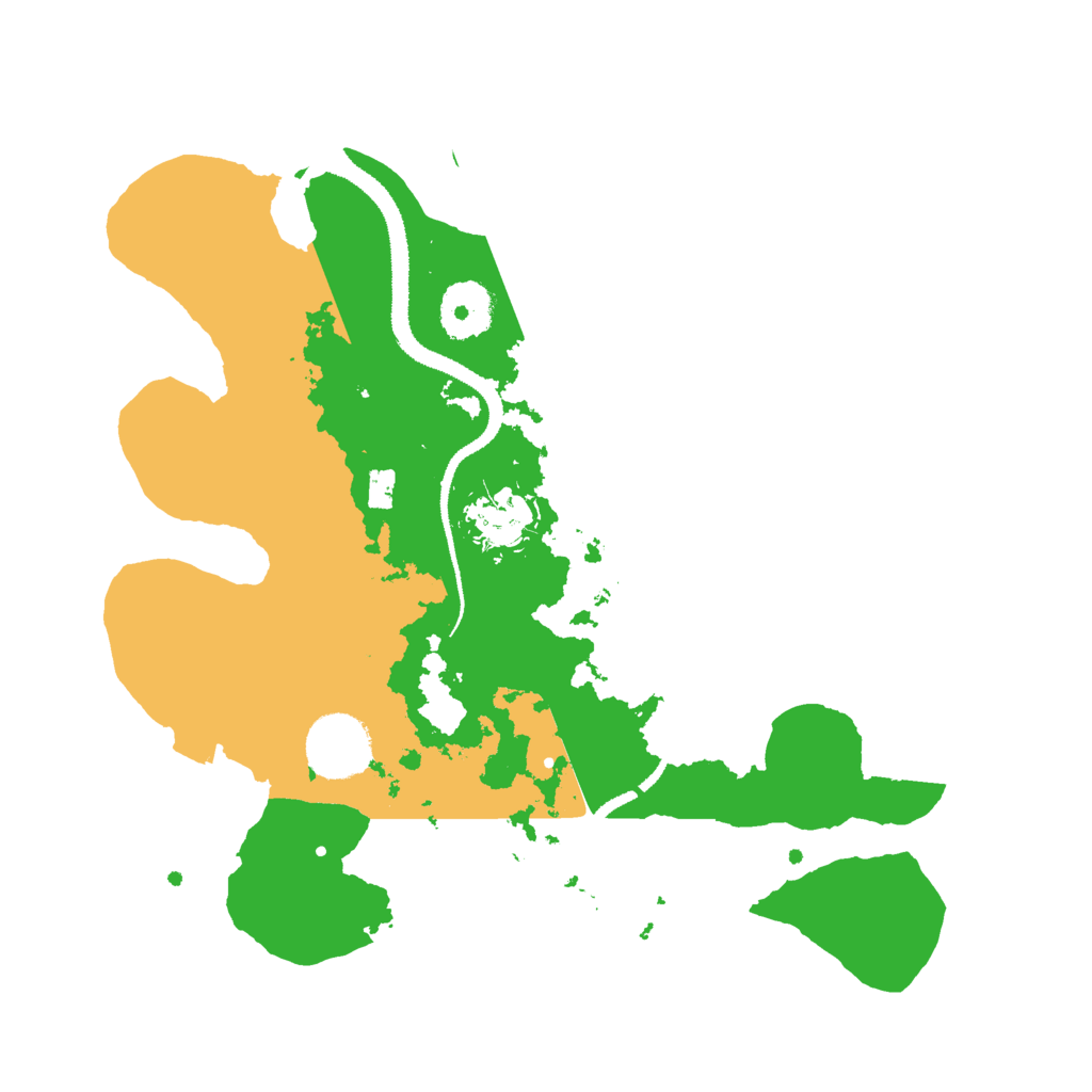Biome Rust Map: Procedural Map, Size: 3000, Seed: 13201