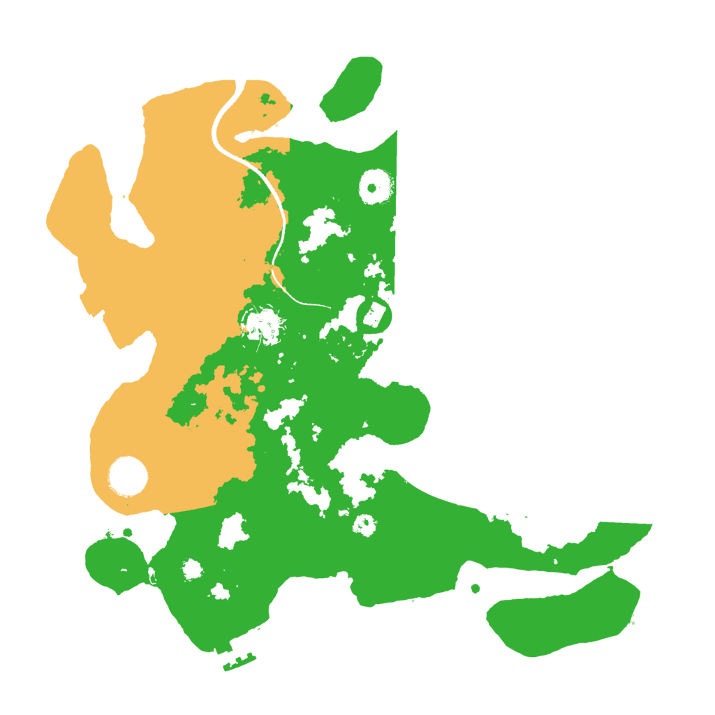 Biome Rust Map: Procedural Map, Size: 3200, Seed: 4556