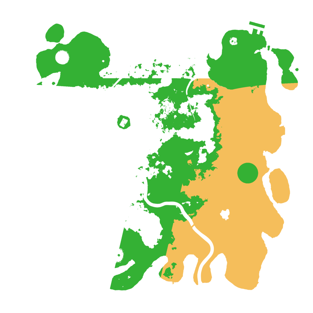 Biome Rust Map: Procedural Map, Size: 4000, Seed: 142509