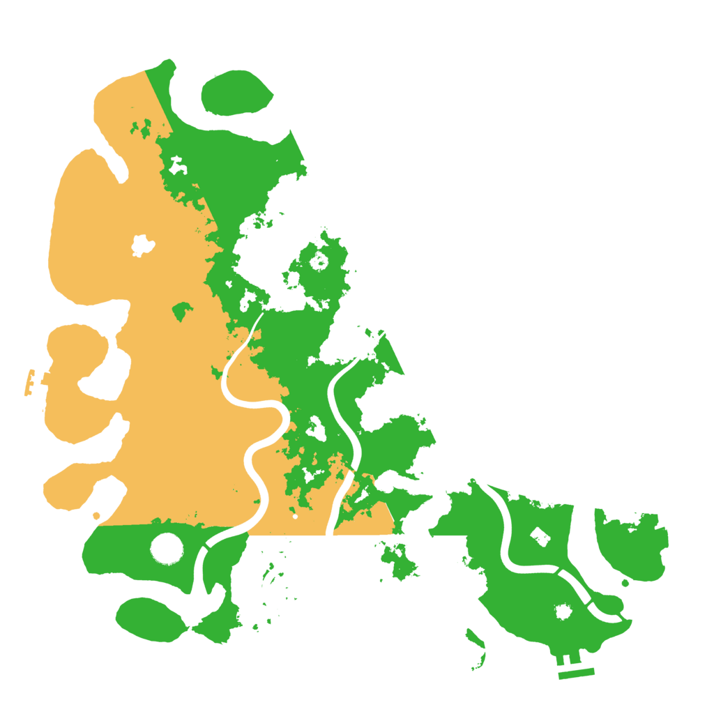 Biome Rust Map: Procedural Map, Size: 4000, Seed: 1941407